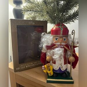 Vintage world market limited edition sinterklass nutcracker 7 inches